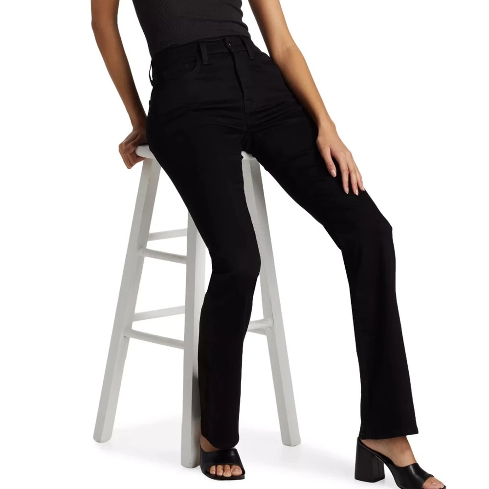 Jen 7 For All Mankind Black Slim Bootcut
Jeans Womems Size 10 - Picture 5 of 10